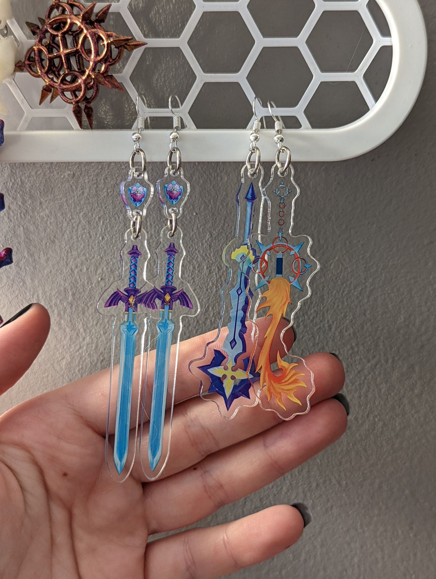 Master Sword Acrylic Earrings